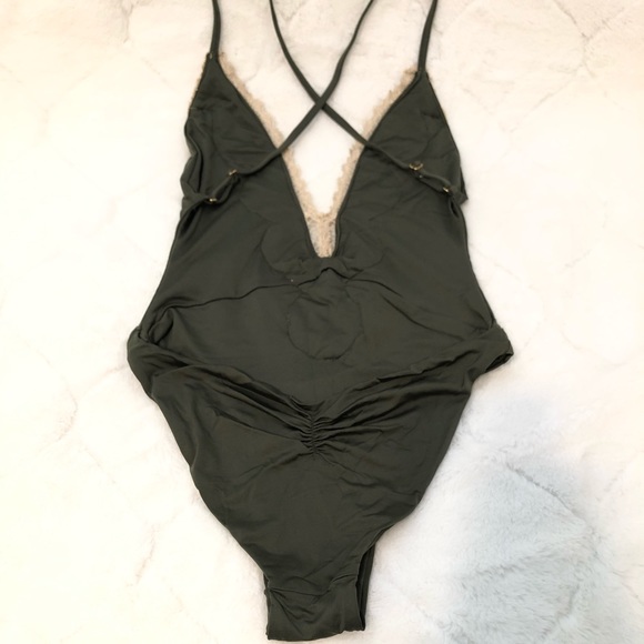 Blue Life Eclipse Olive Green One Piece Swimsuit - Picture 4 of 6